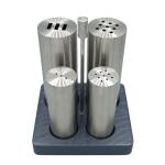 4'lü Simetrik Baharatlık(Mat Paslanmaz)